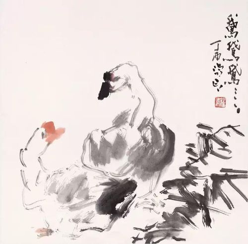 鹅 46x42cm
