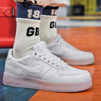 国货莆田鞋元勒男鞋sb联名款低帮aj篮球鞋空军一号大码学生防滑板鞋