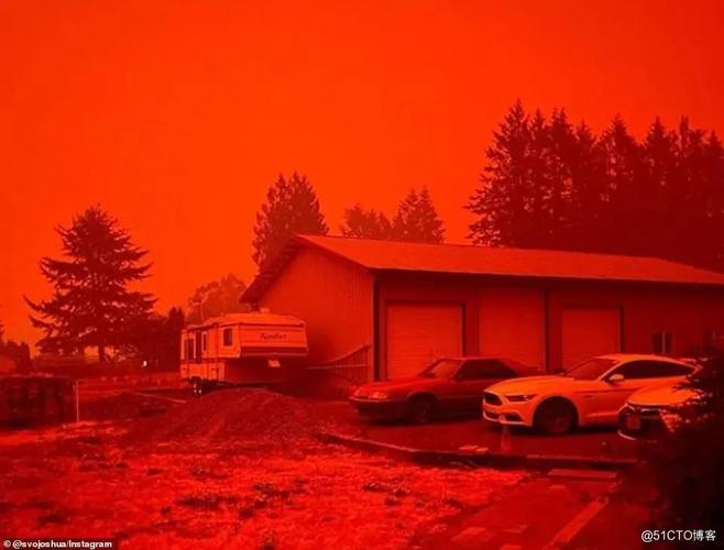 加州山火创历史之最有点像世界末日