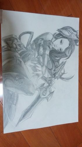 这是我滴素描版阿轲!