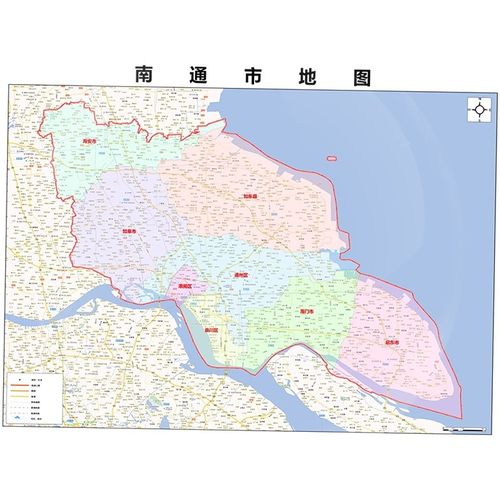 2021新款南通市地图贴图办公室挂图高清防水墙壁装饰画定制地图