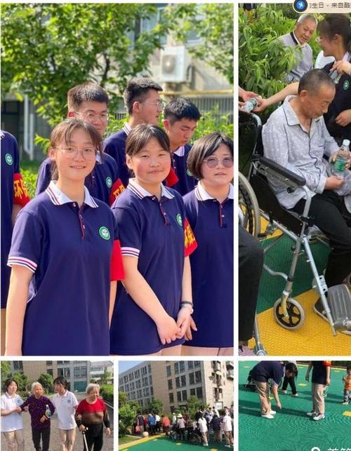 五月,一个故事在泗洪县幸福园养老护理院和洪翔中学展开