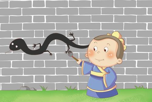 画蛇添足简笔画最简单