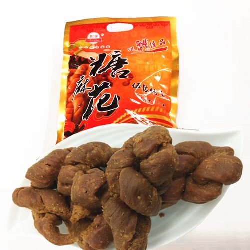 盐城特产伍佑麻花手工油炸传统糕点350g零食传统糕点