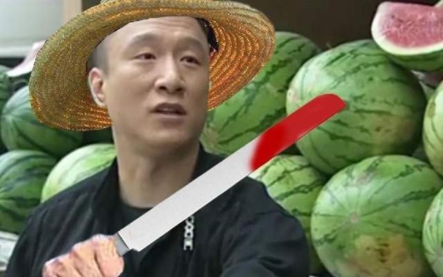 倒霉的西瓜和水果摊主让大哥孙红雷大概砍了几百万刀