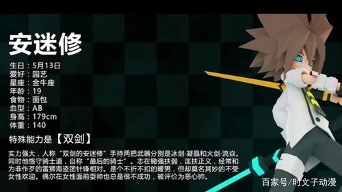 「凹凸世界」创世神最后的骑士——安迷修