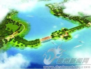 文昌湖 淄博城区新貌.