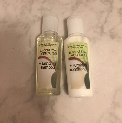bath & body works conconut volumizing shampoo   conditioner