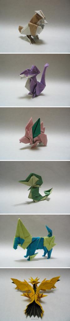 碉堡了的折纸!神奇宝贝qaq