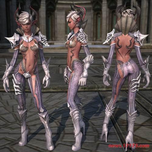 风情万种 《tera》卡斯塔尼克族皮甲展示