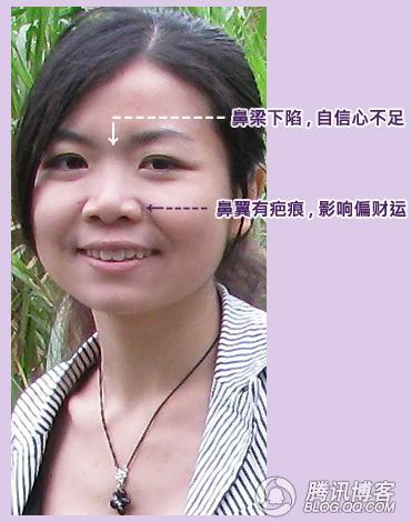面相鼻子图解鼻子扁塌的女人命苦吗