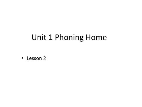 2020年冀教版六年级英语(一起)下册unit 1 phoning home lesson 2课件