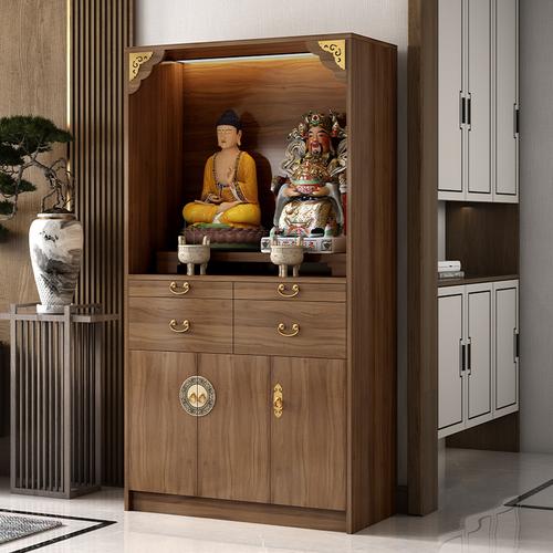 佛龛立柜佛台家用拜佛柜烧香供台财神爷柜观音佛像柜子供奉桌神龛