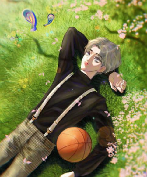 原创蔡徐坤打篮球居然还有动画版,粉丝手绘亲笔制作,个个都是大神