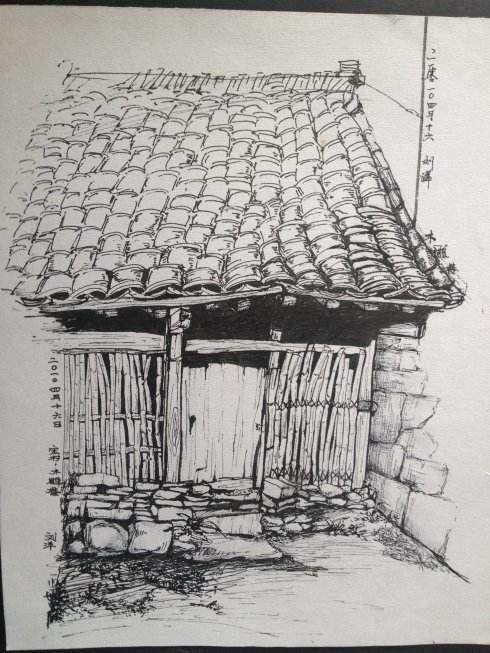 风景速写主要物象的画法及构图