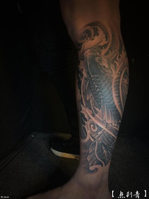 传统 鲤鱼_纹身图案手稿图片_潍坊点刺tattoo的纹身