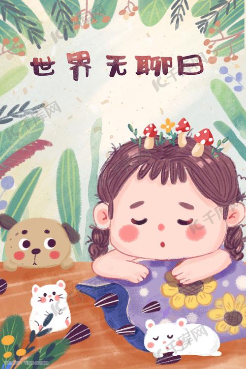世界无聊日之数豆子头上长蘑菇了