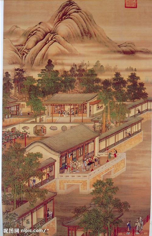 十二月令图七月图片