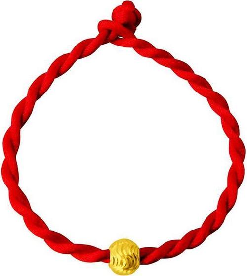 手链收尾纽扣结教程,手绳结尾圆球结编法