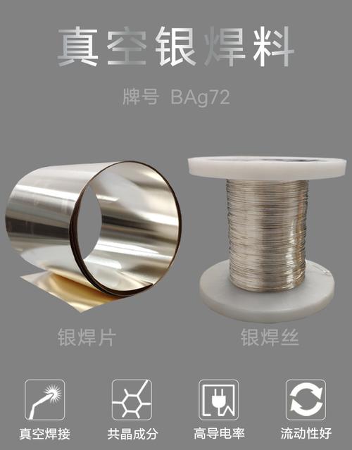72银28铜银钎料焊接铜铁不锈钢电子元器精密器材导电强真空银焊料