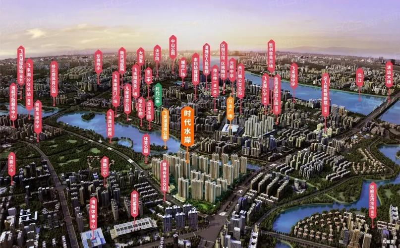 清远大桥周边楼盘时代水岸