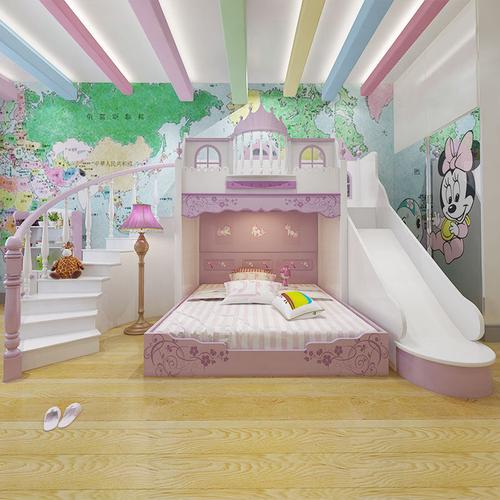 公主定制城堡创意子母乐居双层床贝贝