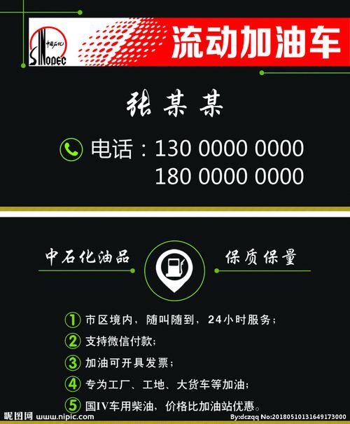 流动加油车图片