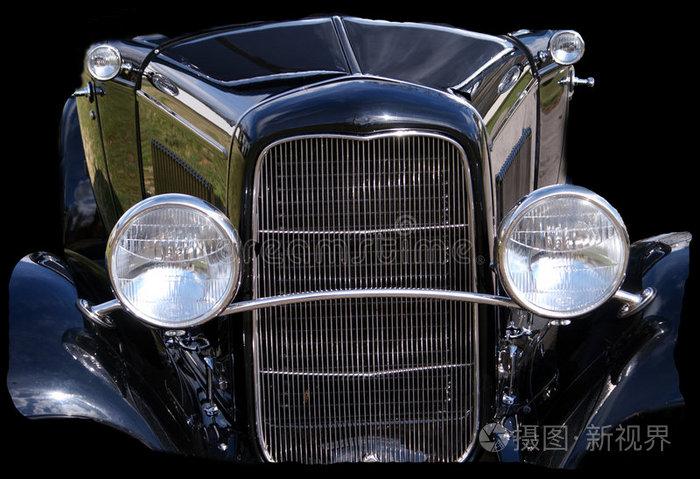 1932年老式汽车的一部分