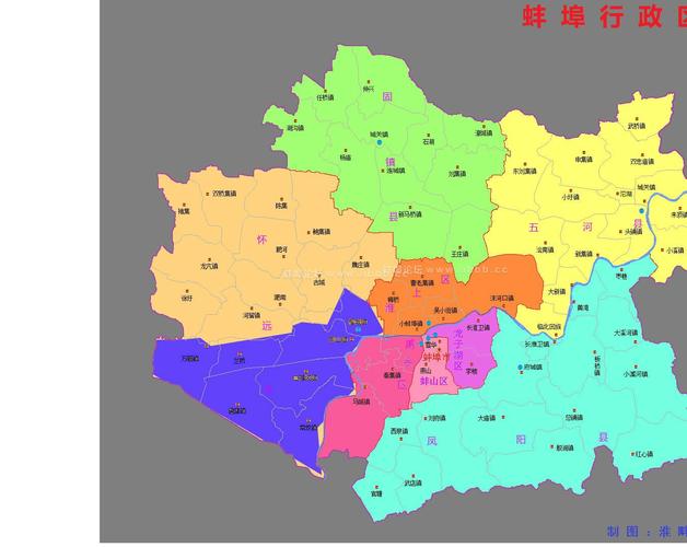 怀远把南面几个乡镇划给蚌埠后,整个蚌埠市三县的区域面积相等,人口