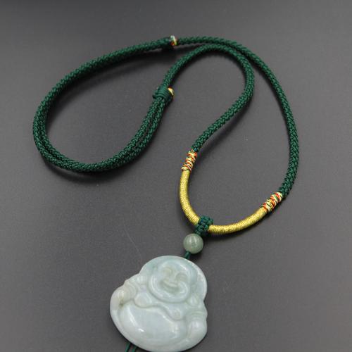 千熙原创手工编织高档翡翠项链绳玉佩挂绳项链绳3mm吊坠绳中粗款