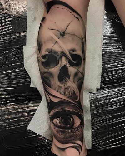 小臂内侧纹身手稿