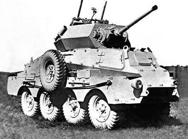 二战南非88重型轮式战车马蒙哈灵顿mkvi装甲车