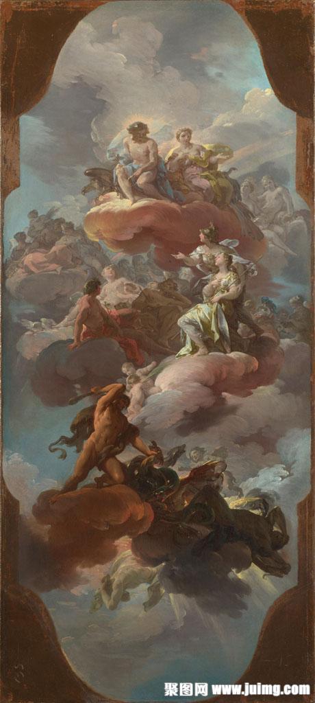 希腊神话人物油画