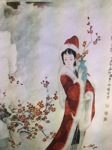 女人是幅画