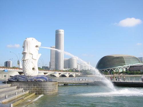 新加坡旅游趣味景点点狮身鱼尾公园
