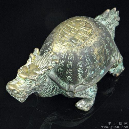 不错的老铜器长寿龟百字寿神龟龙