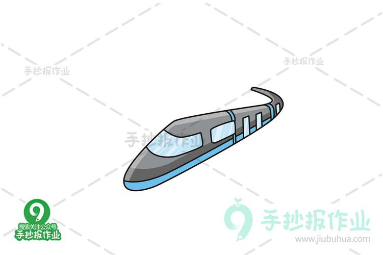 高铁简笔画