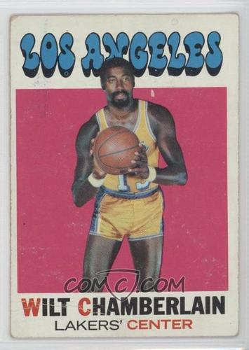 1971-72 topps - [base] #70 - wilt chamberlain [poor to fair]