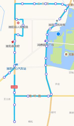 淮阳9路公交车路线图淮阳9路公交首末班车时间