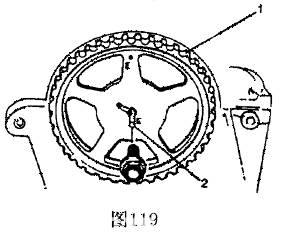 求长安之星474发动机凸轮的记号图片?