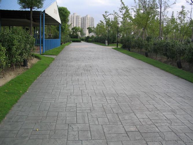 建材与装饰材料 场地,户外材料 运动地面 郑州压花地坪材料厂家直供