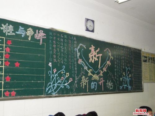 下图是板报网带来的最新新的开始黑板报,希望大家喜欢.