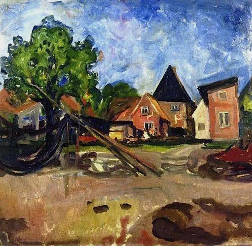 蒙克的风景画140张全