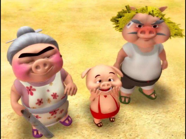 "猪猪侠三"经典的角色形象,菲菲变精致,超人强变成霸道总裁