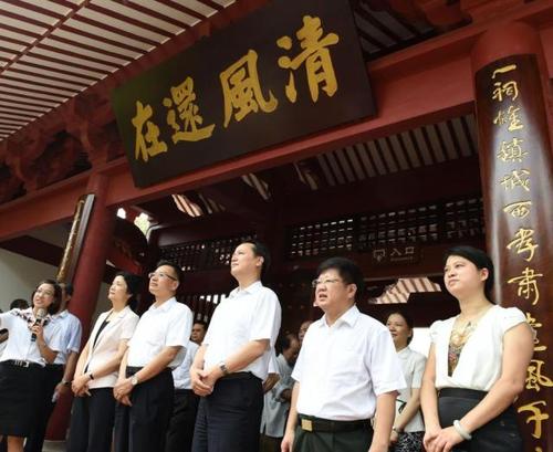 广东首个廉洁文化主题文化园肇庆包公祠揭幕