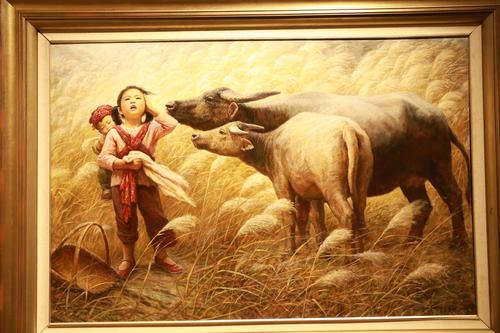 李自健美术馆画展