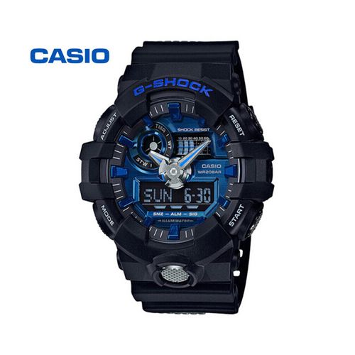 卡西欧casiogshockyouth日韩品牌男士通用运动时尚日本石英表黑蓝ga