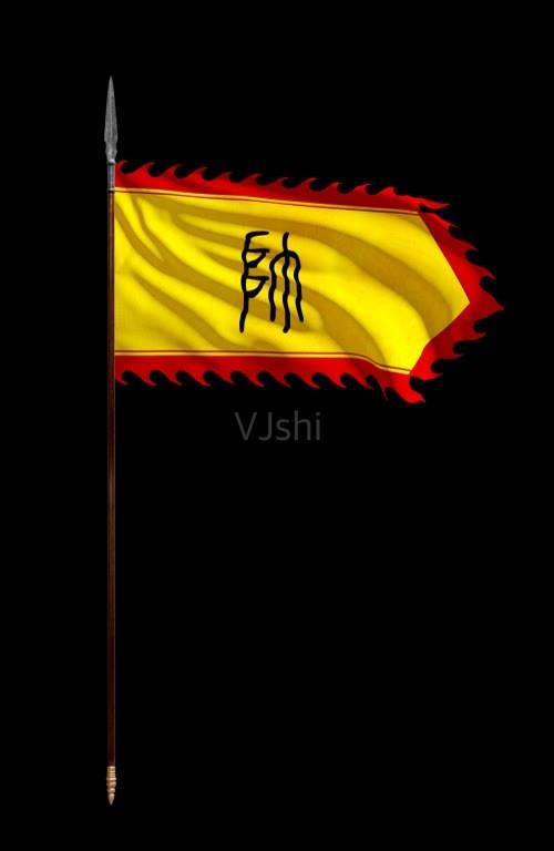 帅旗古代军旗元帅旗带通道_500x769_高清视频素材下载(编号:1299491)