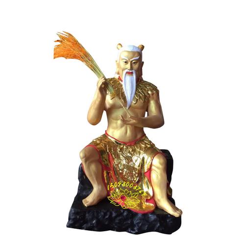 河南树脂佛像厂家供应三皇爷神像 三皇老祖雕像 伏羲大帝细节图