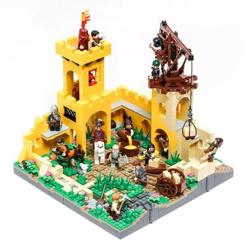 lego乐高moc作品欣赏:城堡系列及未来消防车